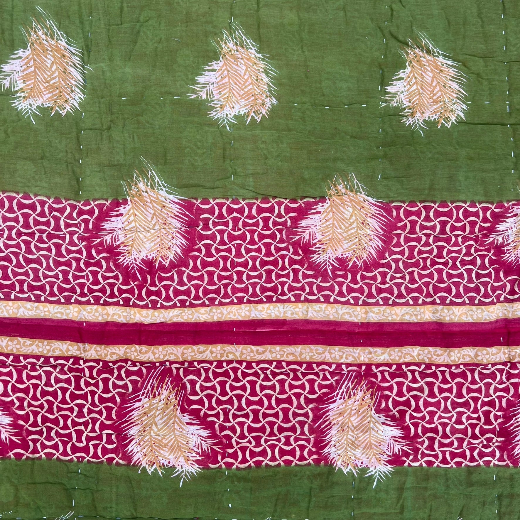 Sari Cotton Quilt - Single Size