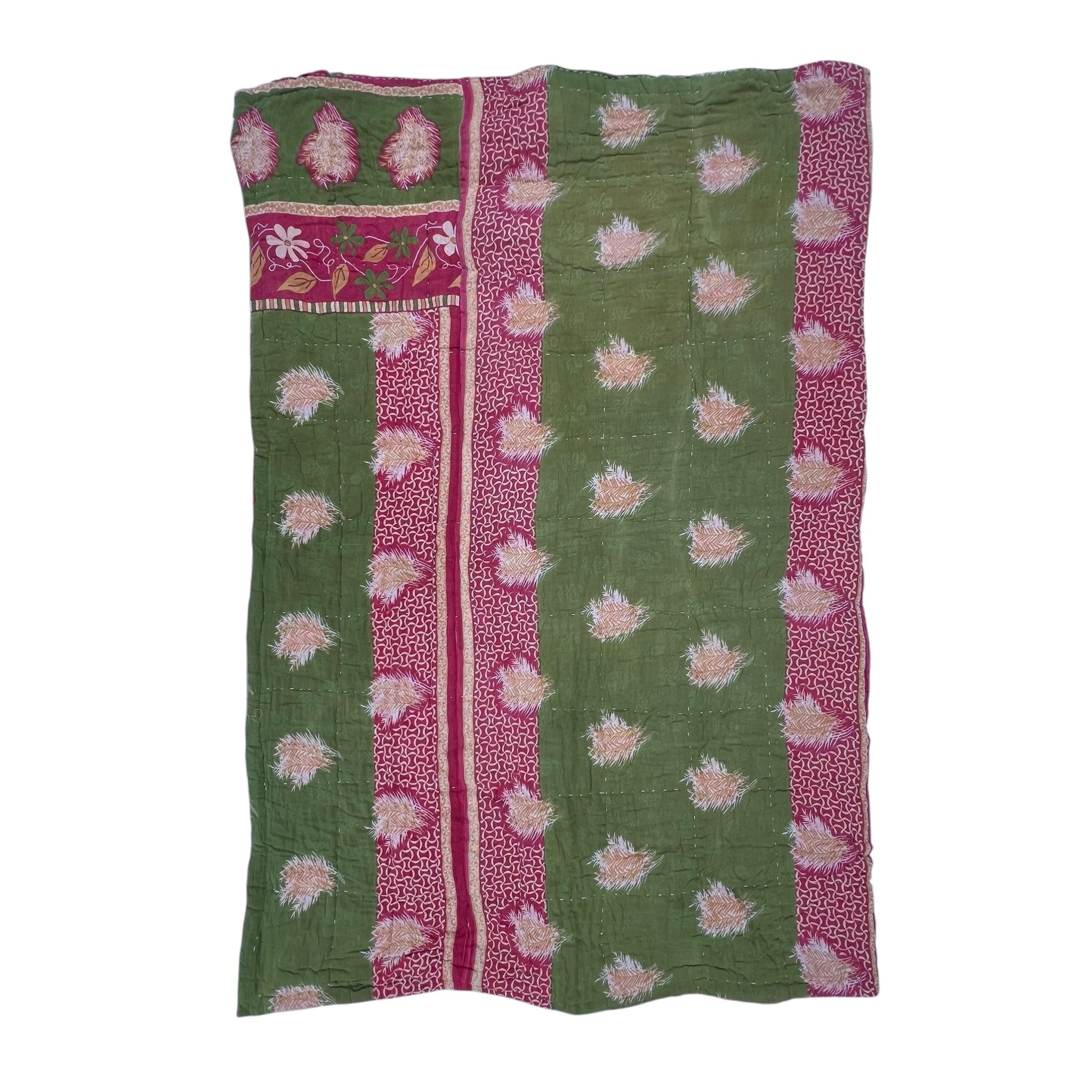 Sari Cotton Quilt - Single Size