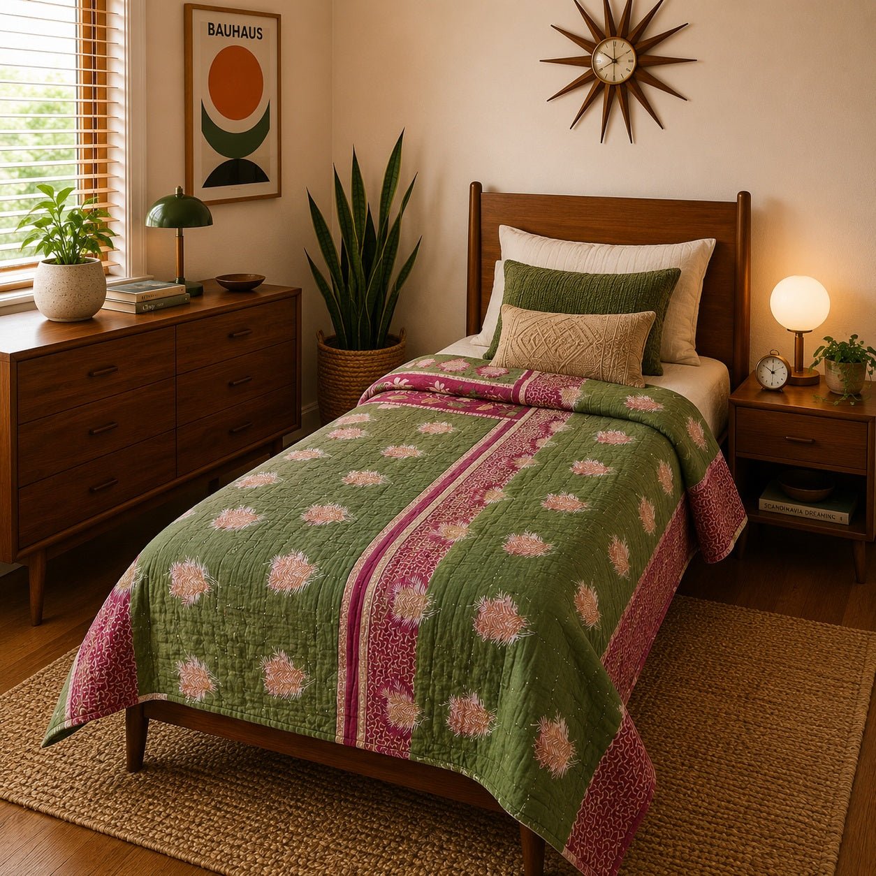 Sari Cotton Quilt - Single Size