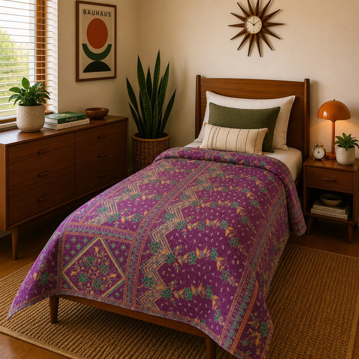 Sari Cotton Quilt - Single Size