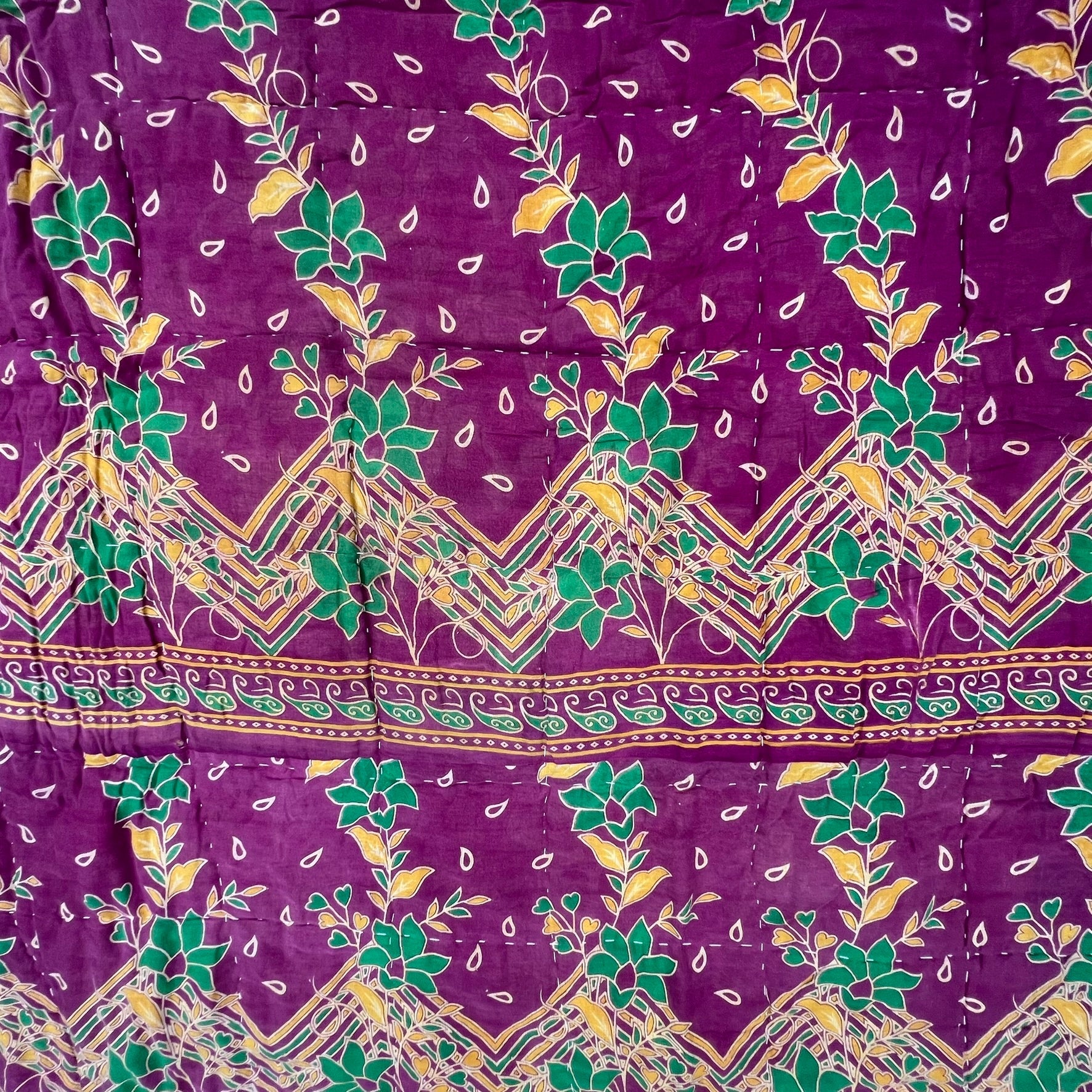 Sari Cotton Quilt - Single Size