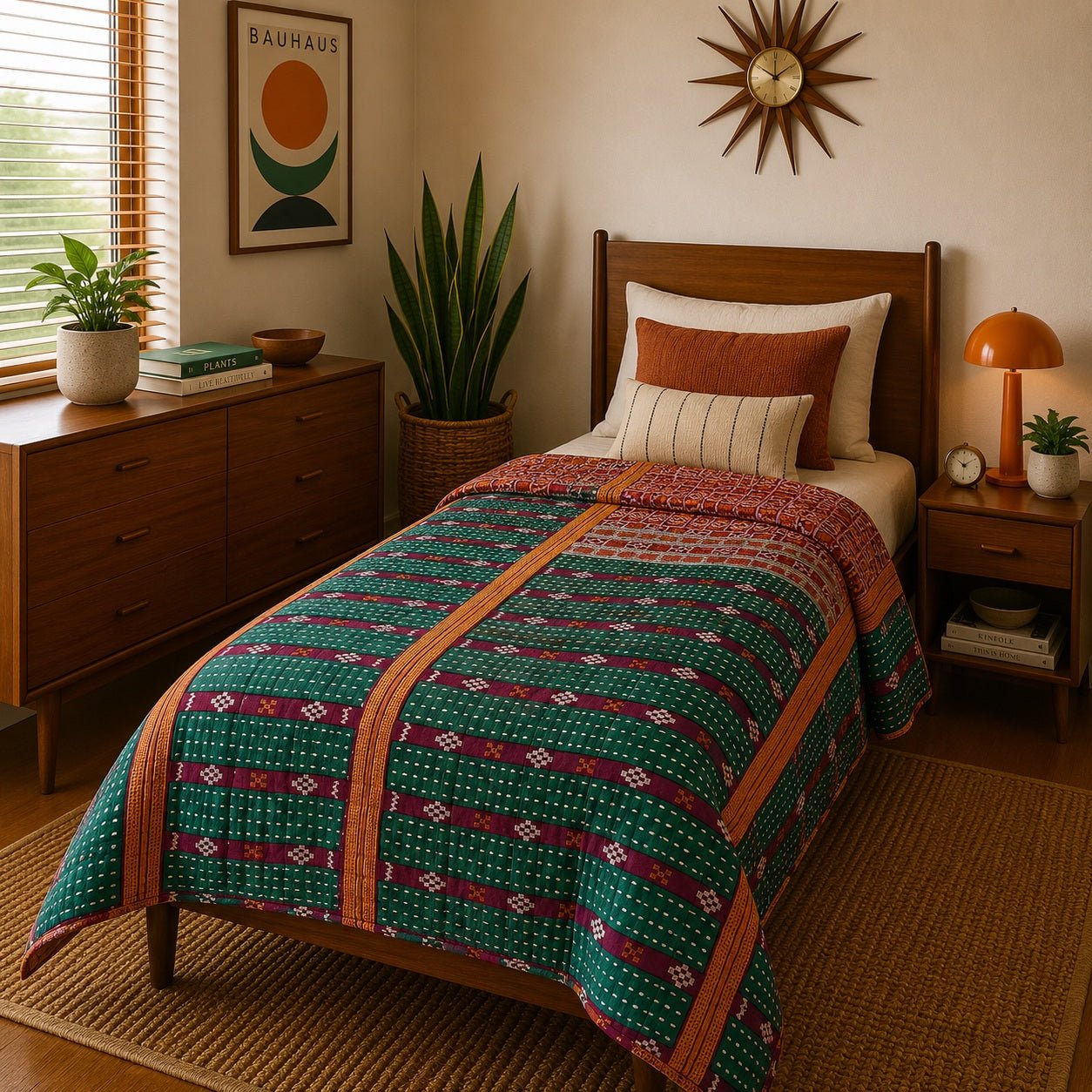 Sari Cotton Quilt - Single Size