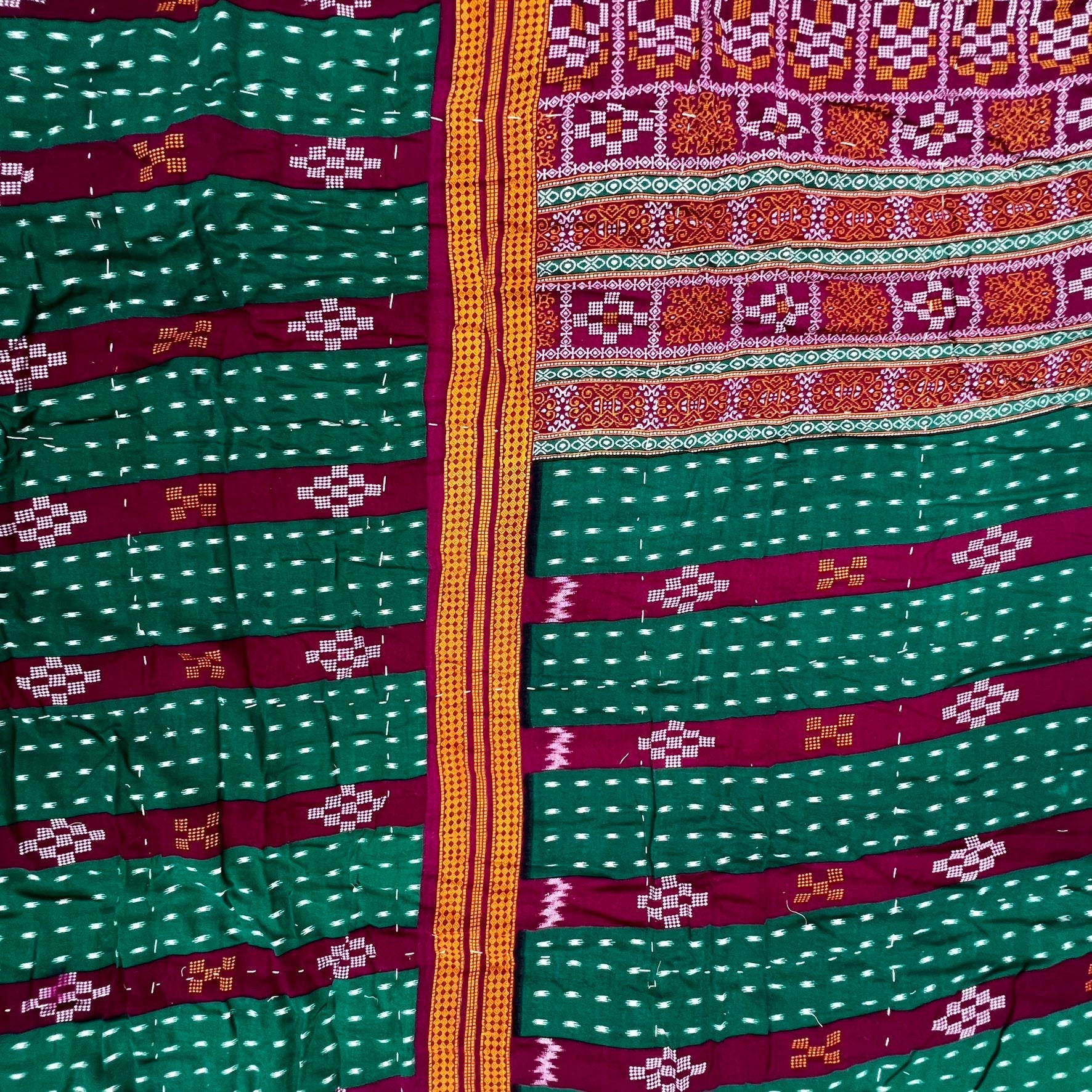 Sari Cotton Quilt - Single Size
