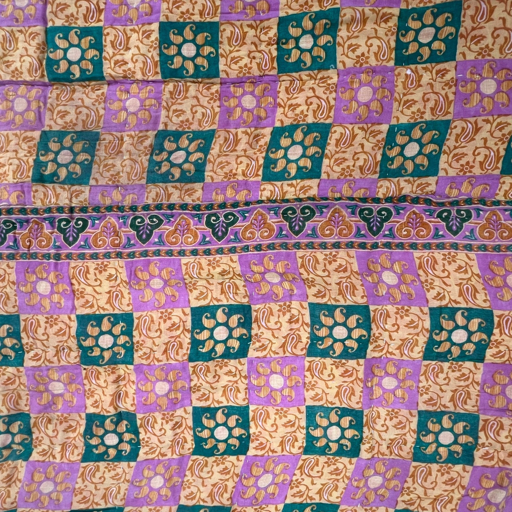 Sari Cotton Quilt - Single Size