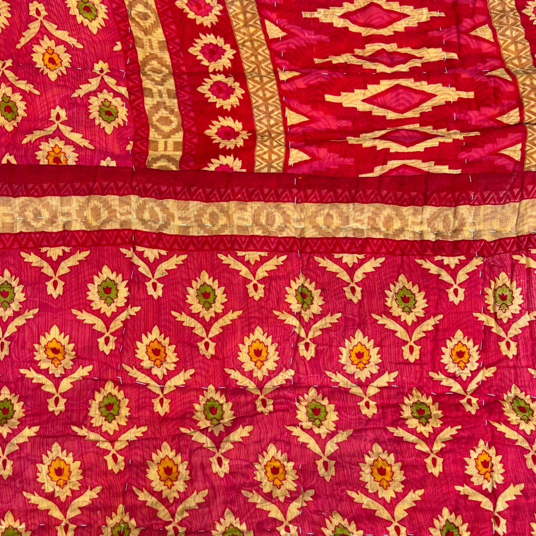 Sari Cotton Quilt - Single Size