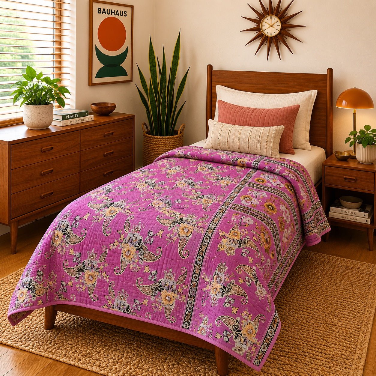 Sari Cotton Quilt - Single Size