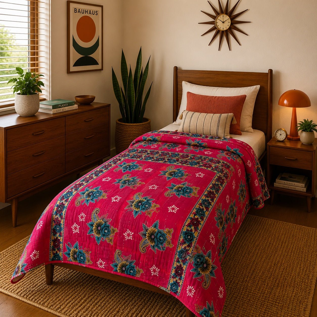 Sari Cotton Quilt - Single Size