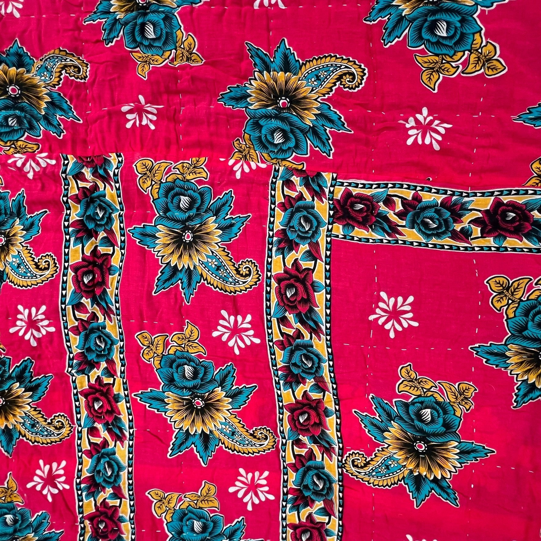 Sari Cotton Quilt - Single Size