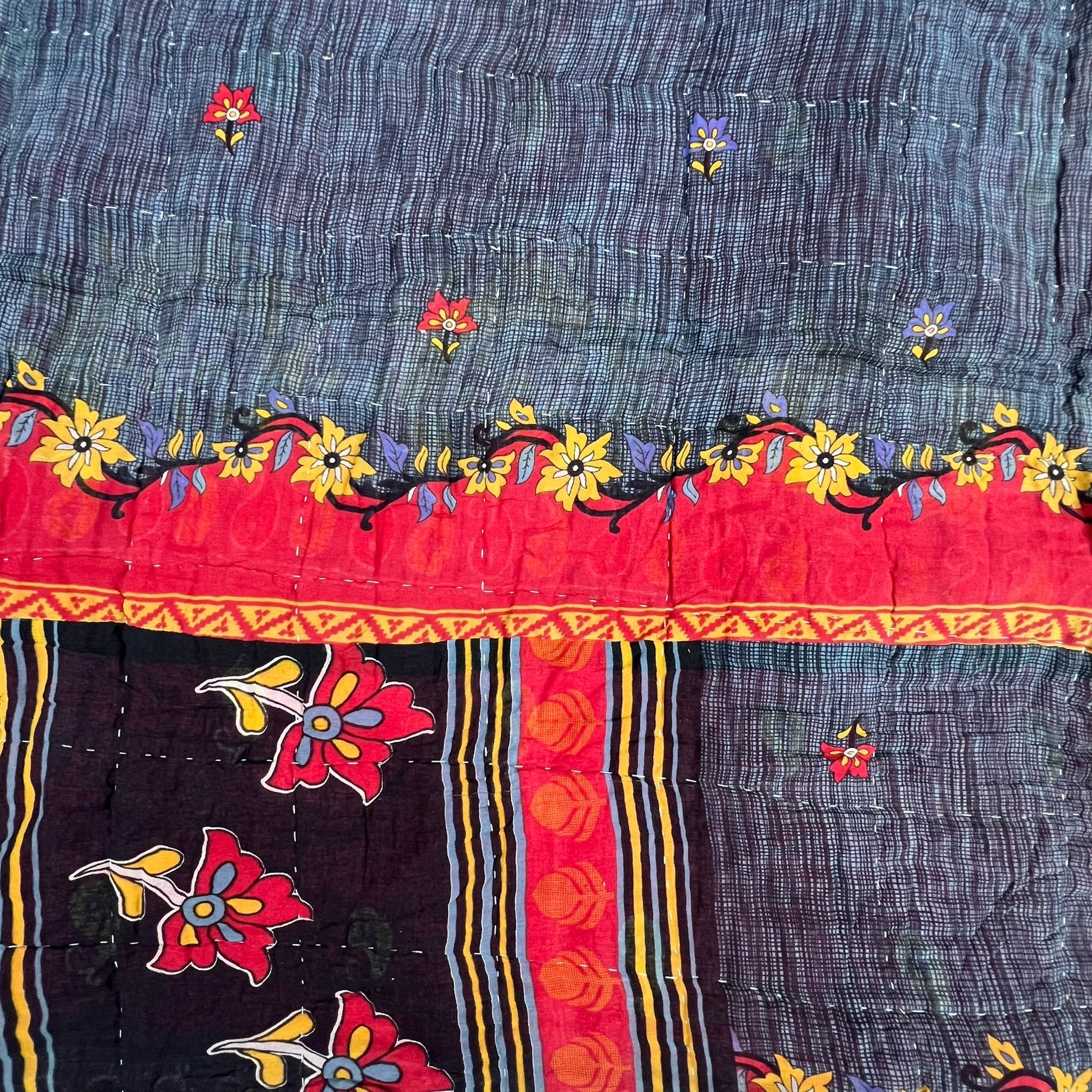 Sari Cotton Quilt - Single Size
