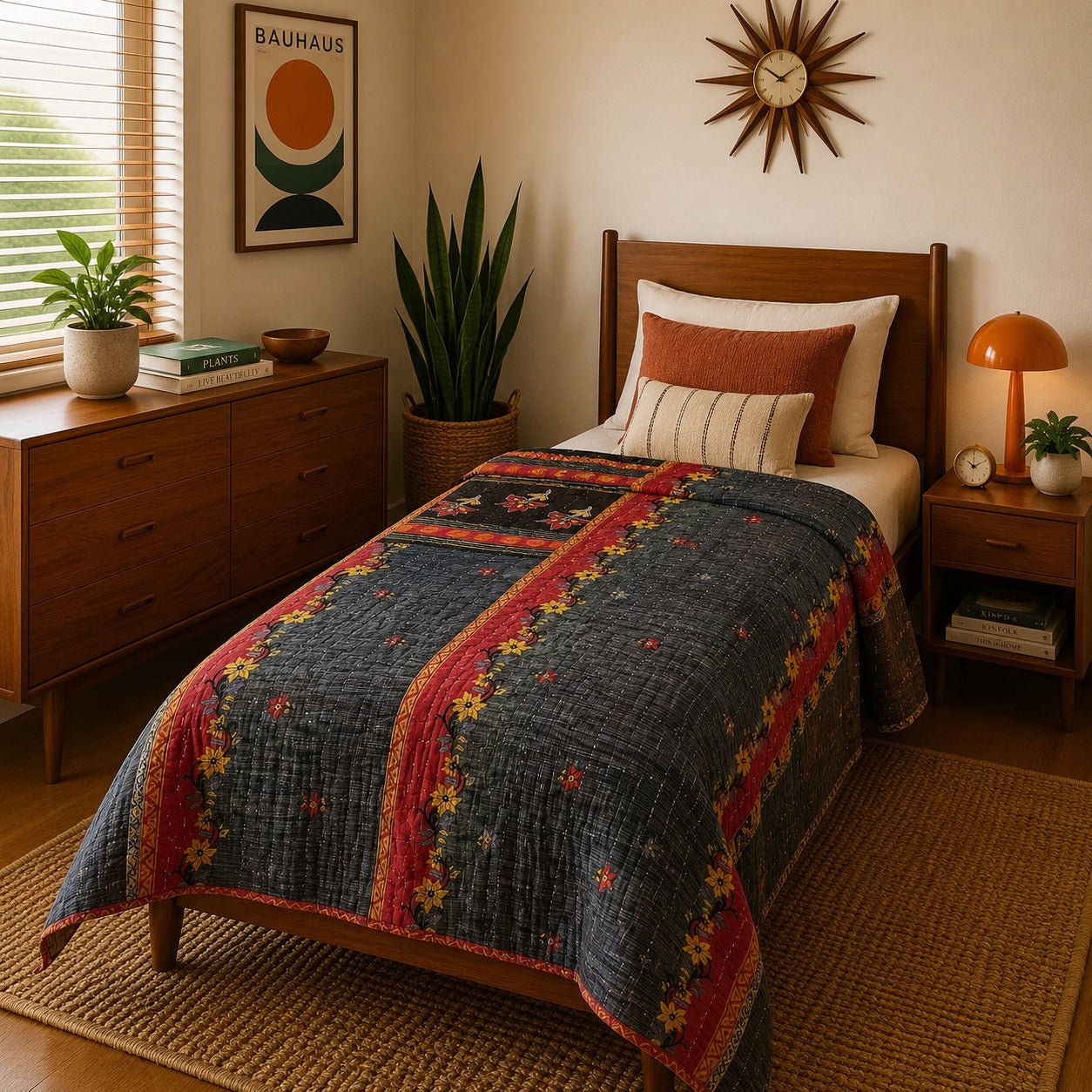 Sari Cotton Quilt - Single Size