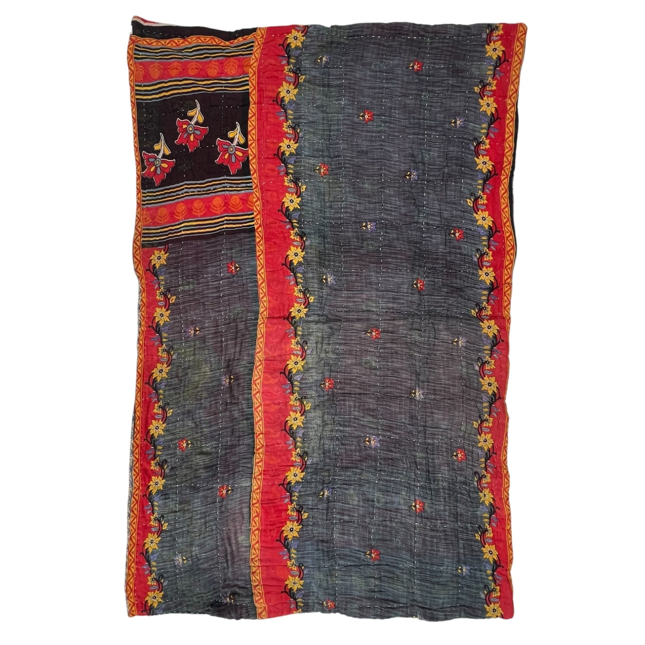 Sari Cotton Quilt - Single Size