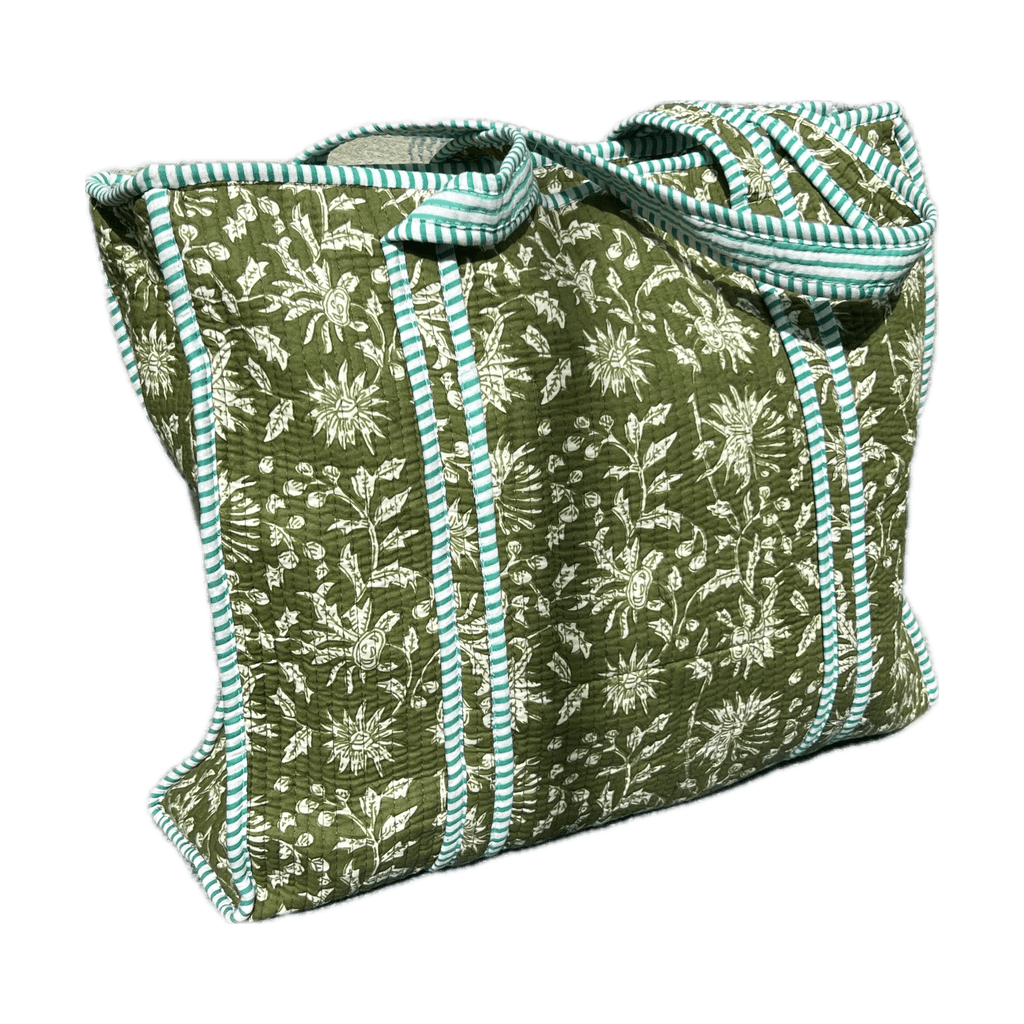 Hand Block Printed Tote